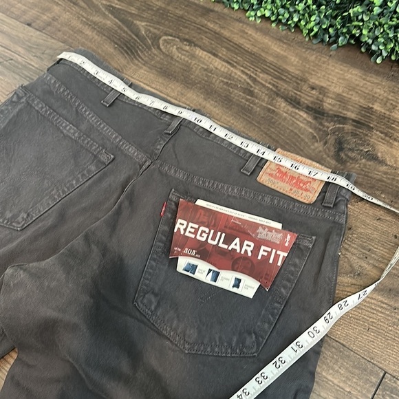 Men’s 505 Regular Fit Gray Levi’s - Picture 8 of 13